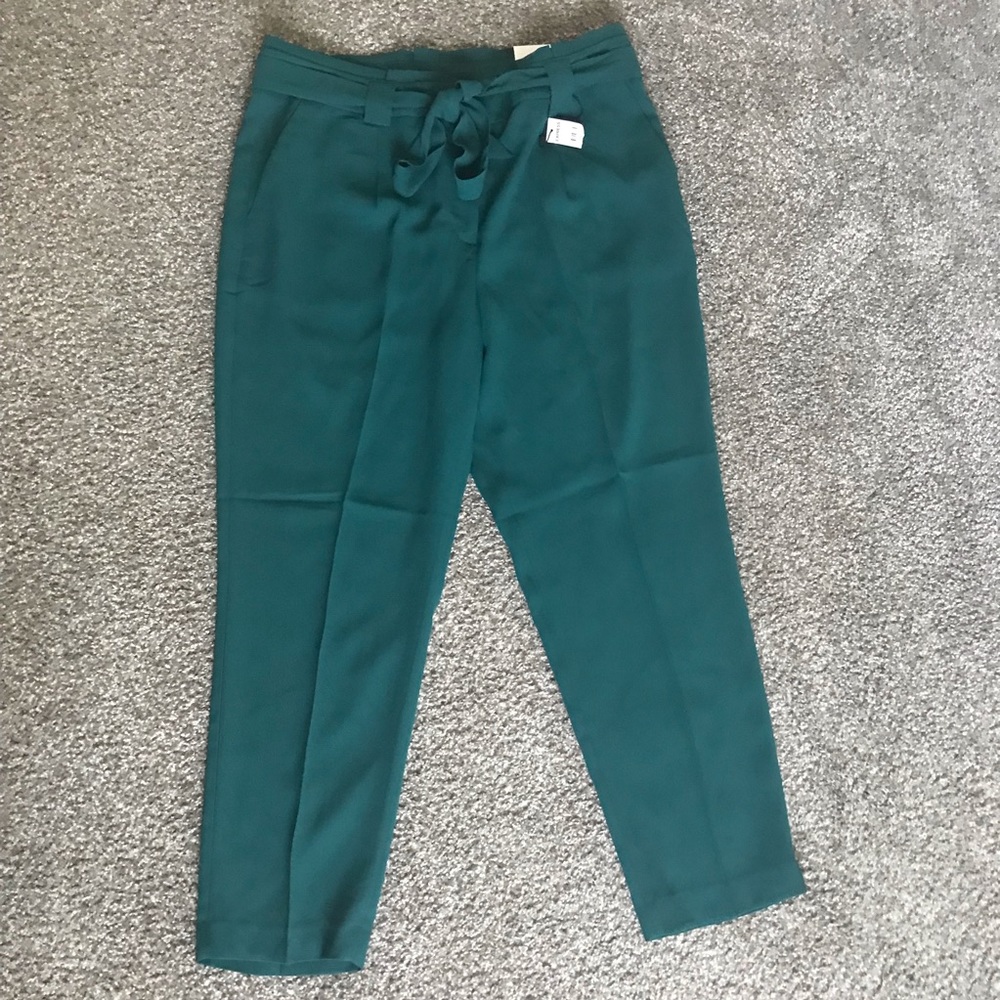 Green ankle pants new with tags